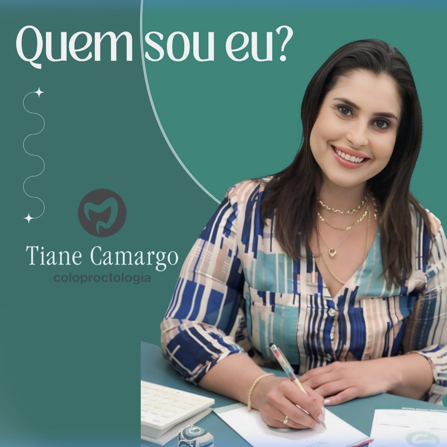 Dra. Tiane em retrato profissional